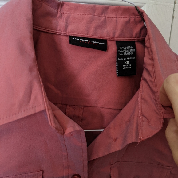 Dusty fuchsia work blouse - Picture 2 of 4